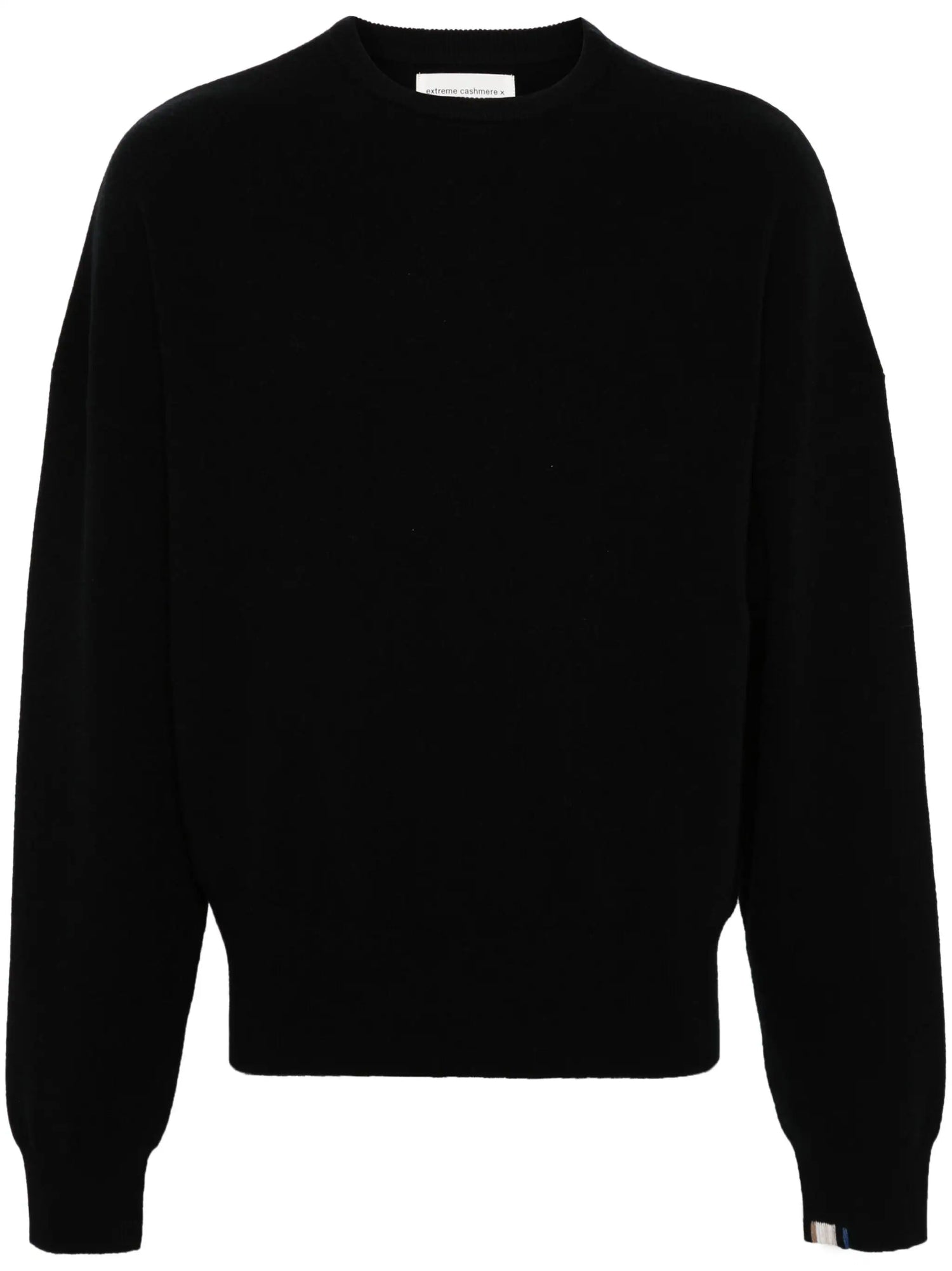 Crewneck cashmere sweater n°355 tes, black