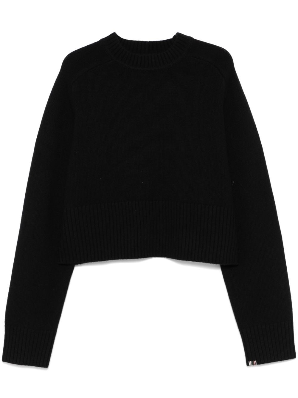 Relaxed crewneck sweater n°256 judith, raven