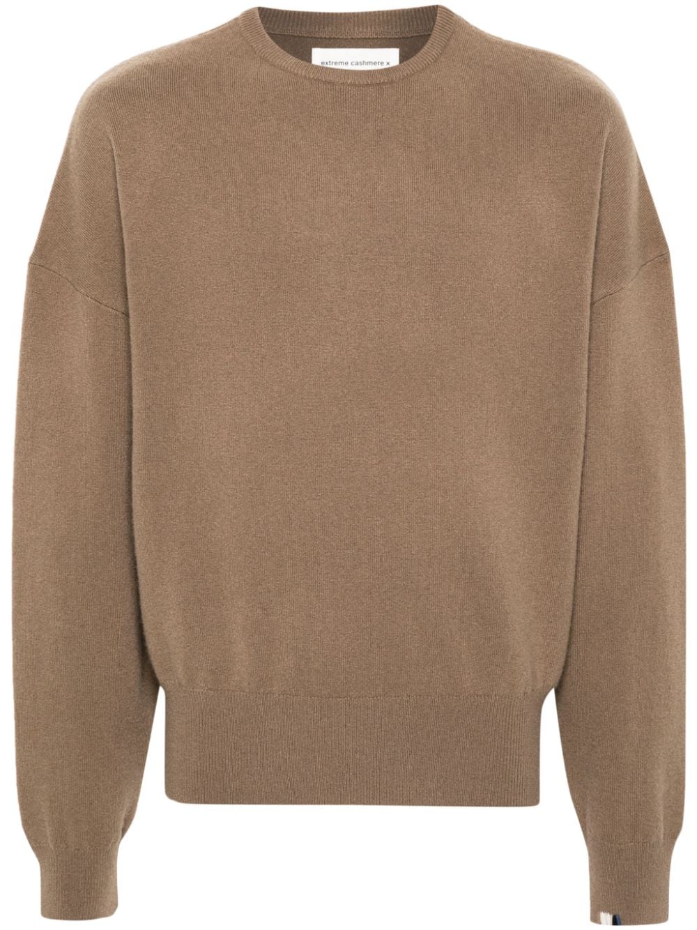 Crewneck cashmere sweater n°355 tes, chai