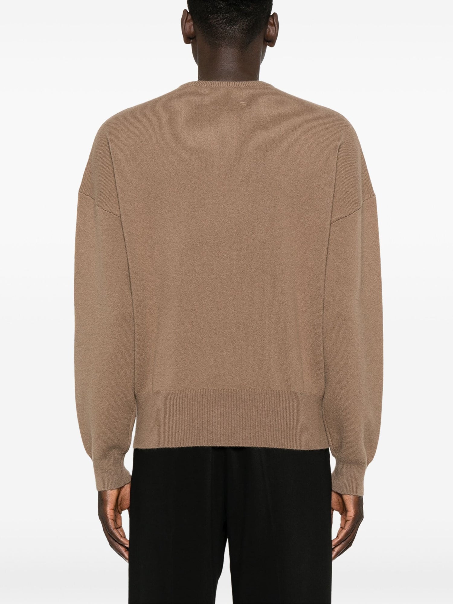 Crewneck cashmere sweater n°355 tes, chai