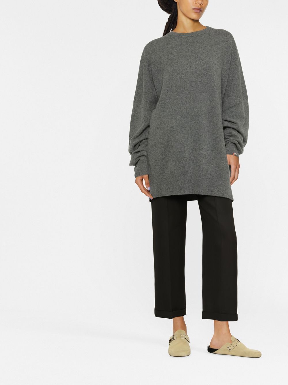 Oversized 88% cashmere sweater n°246 juna, felt