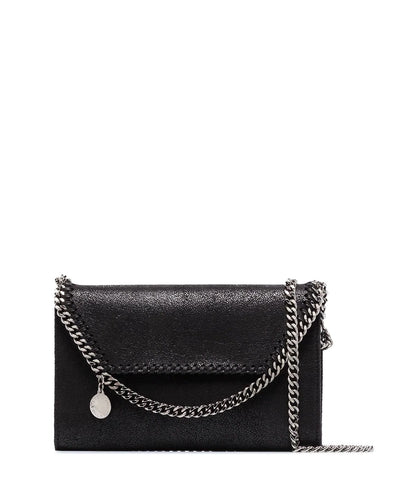 Falabella wallet crossbody bag, black
