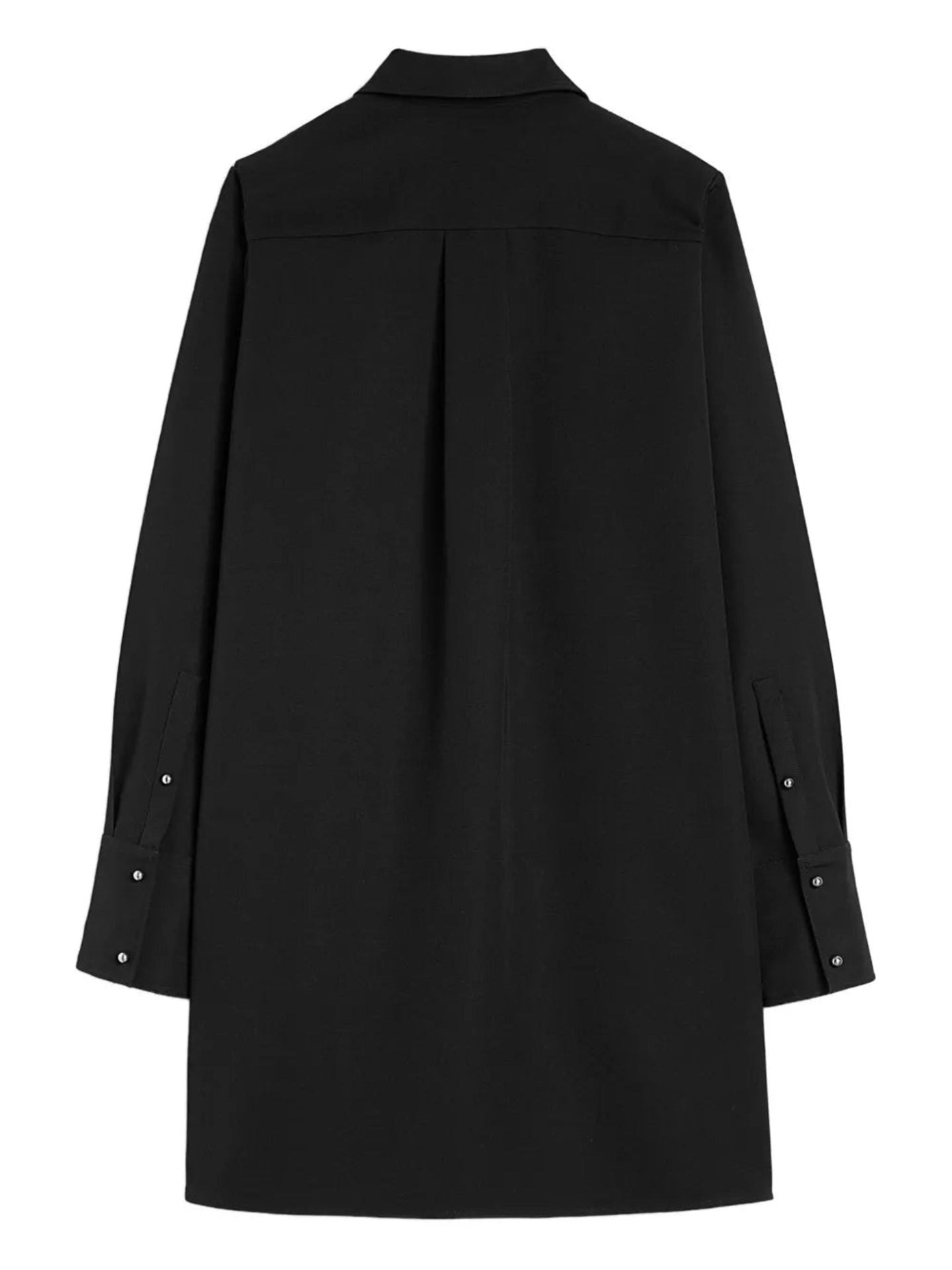 Black dress on a white background
