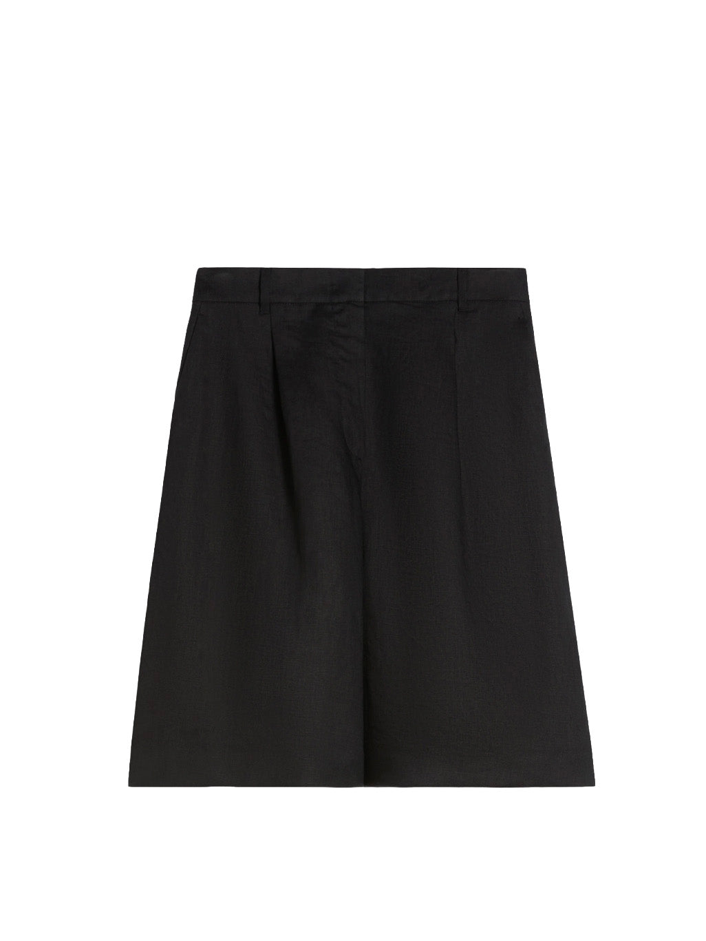 Black shorts on a white background