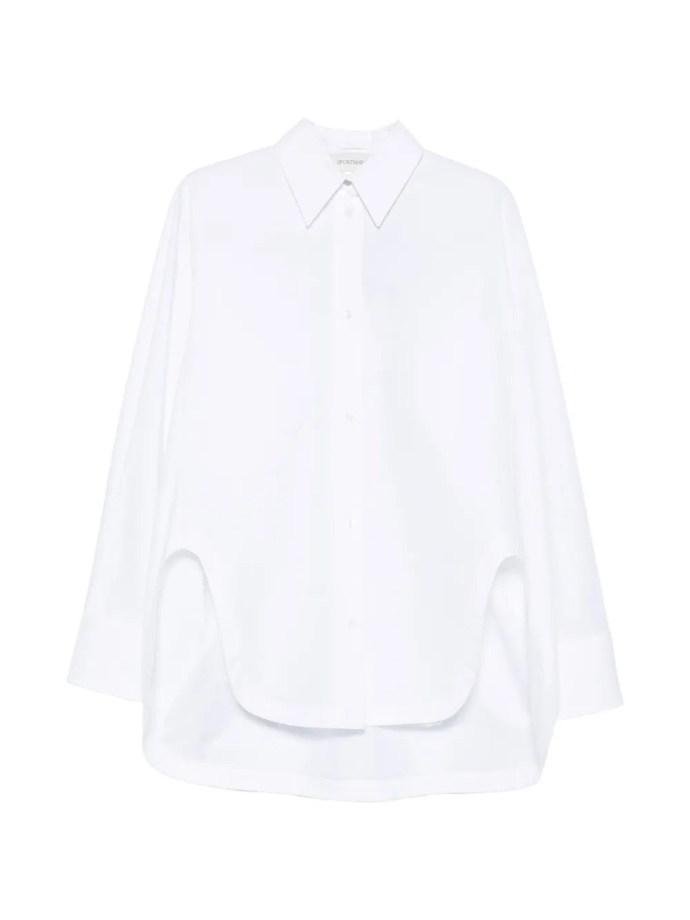 White shirt on a white background