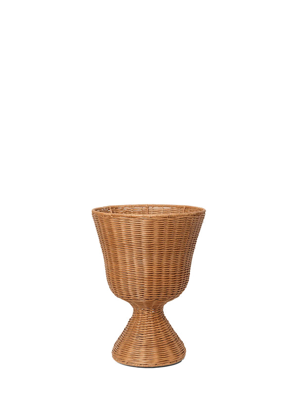 Agnes braided plant stand, low (45cm)