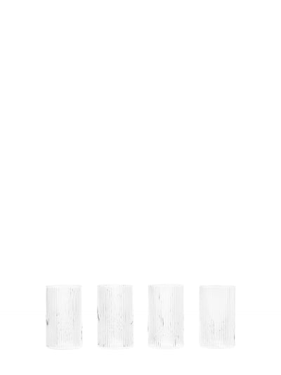 Ripple verrine set of 4, clear