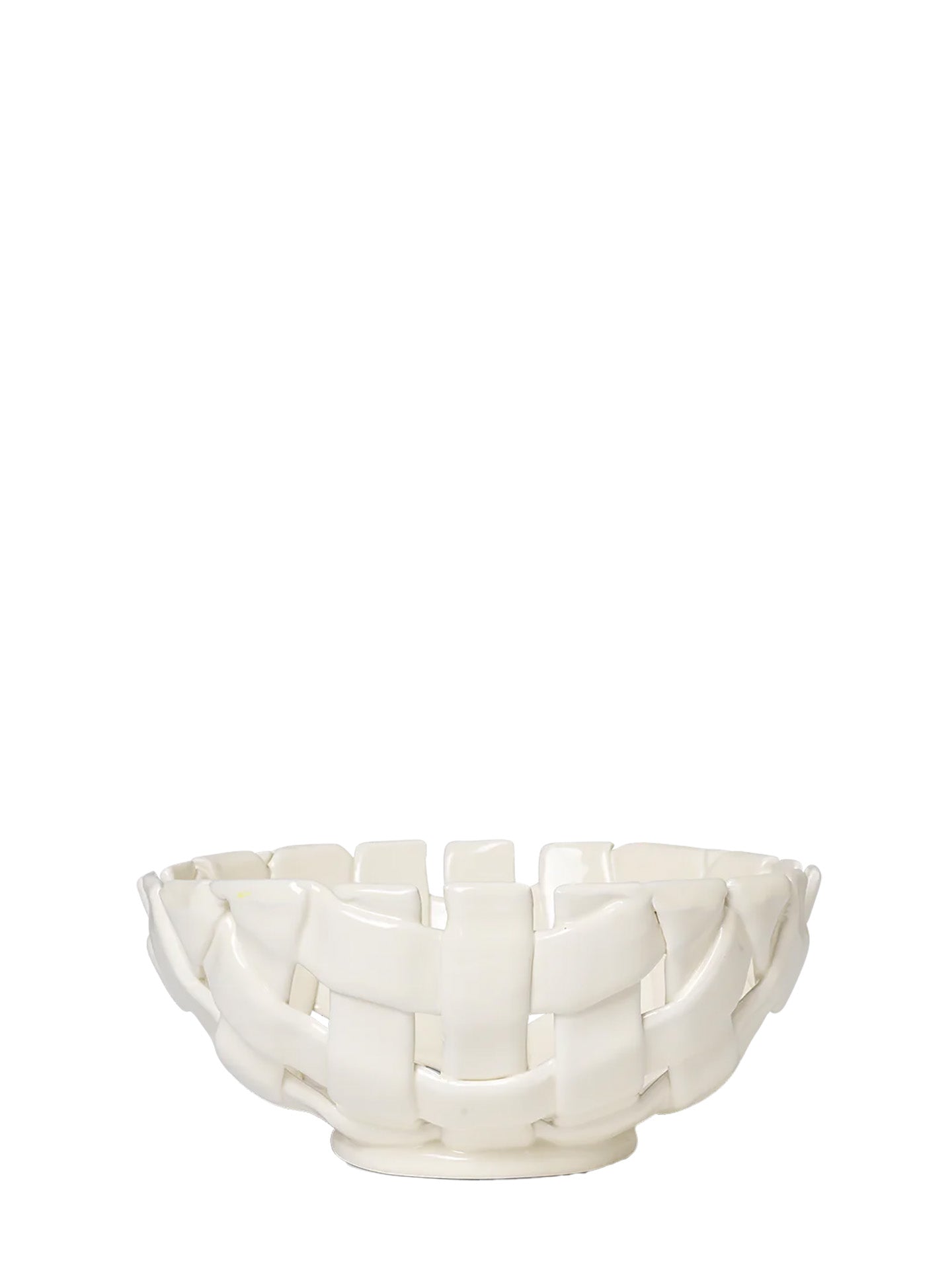 Plait bowl, off-white (Ø24)