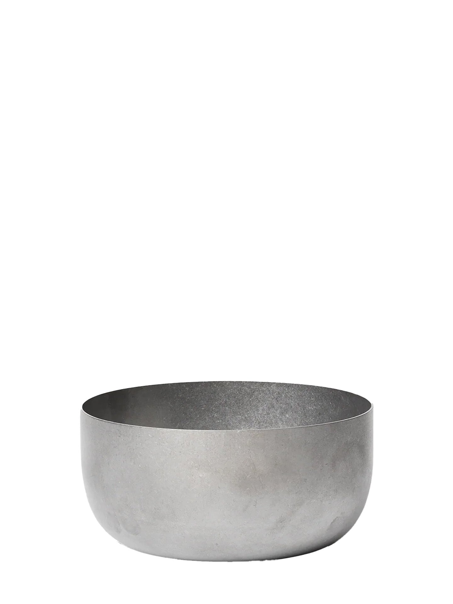 Tumbled bowl, stainless steel