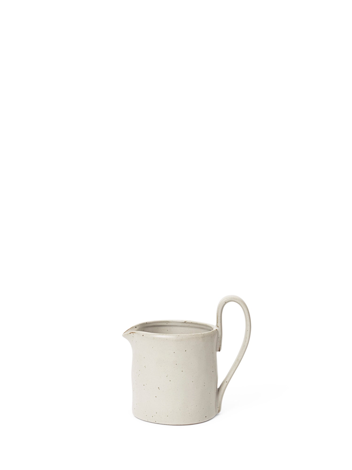 Flow Milk jar - Off-white Speckle