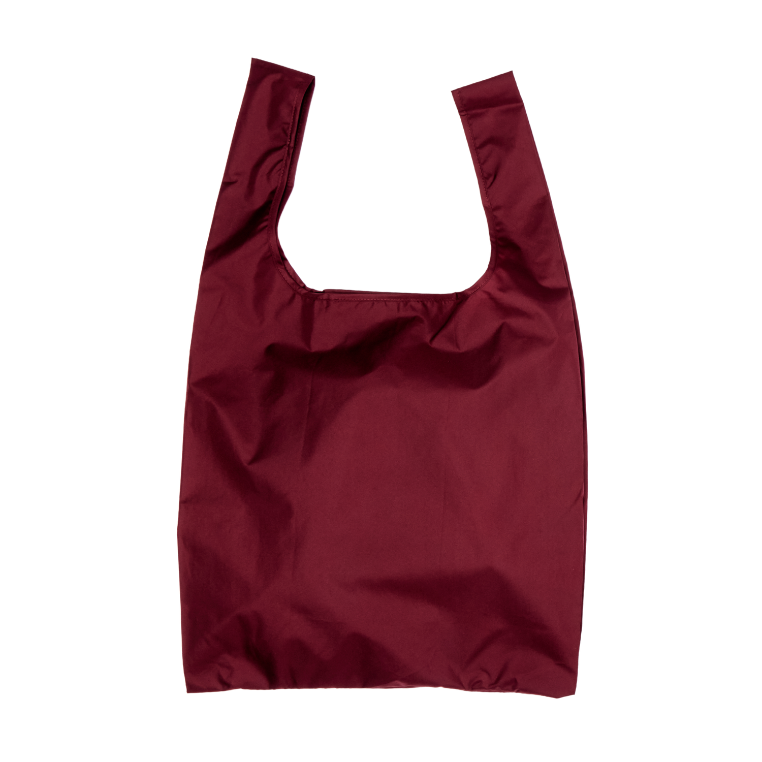 Cherry red foldable light shopper, dark red