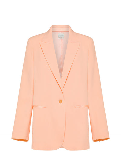Envers satin matte jacket, peach