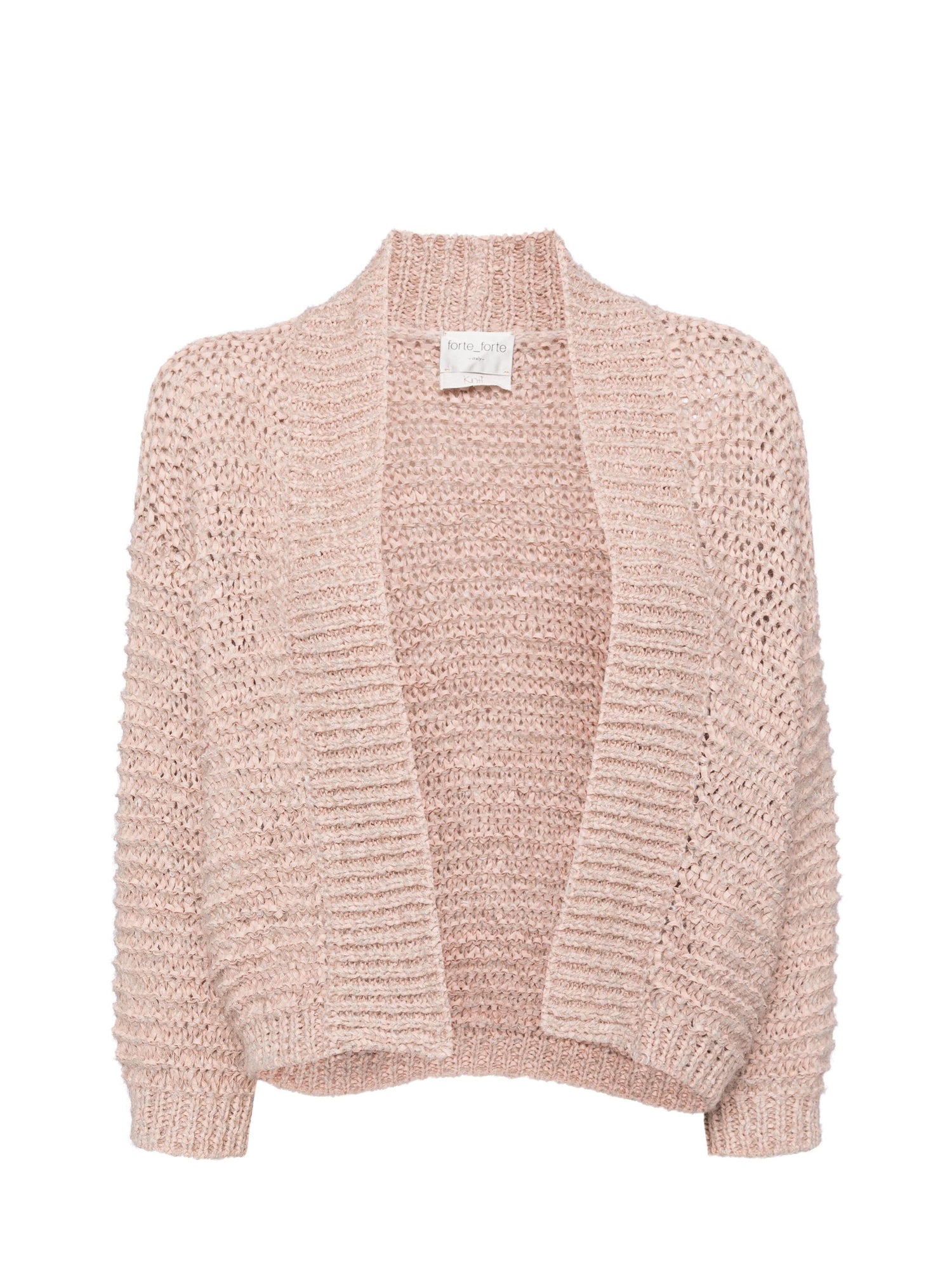 Boucl' chamois tape cardigan, piuma