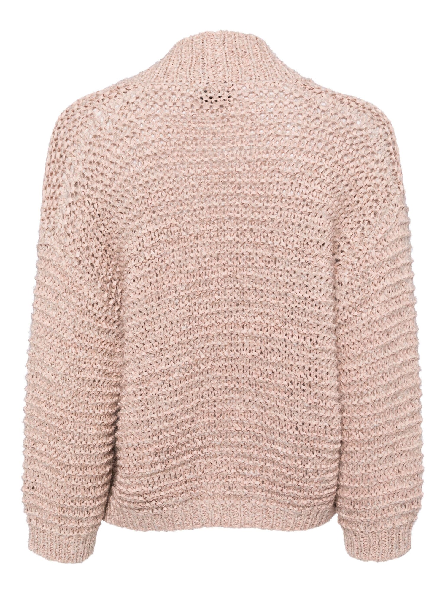 Boucl' chamois tape cardigan, piuma