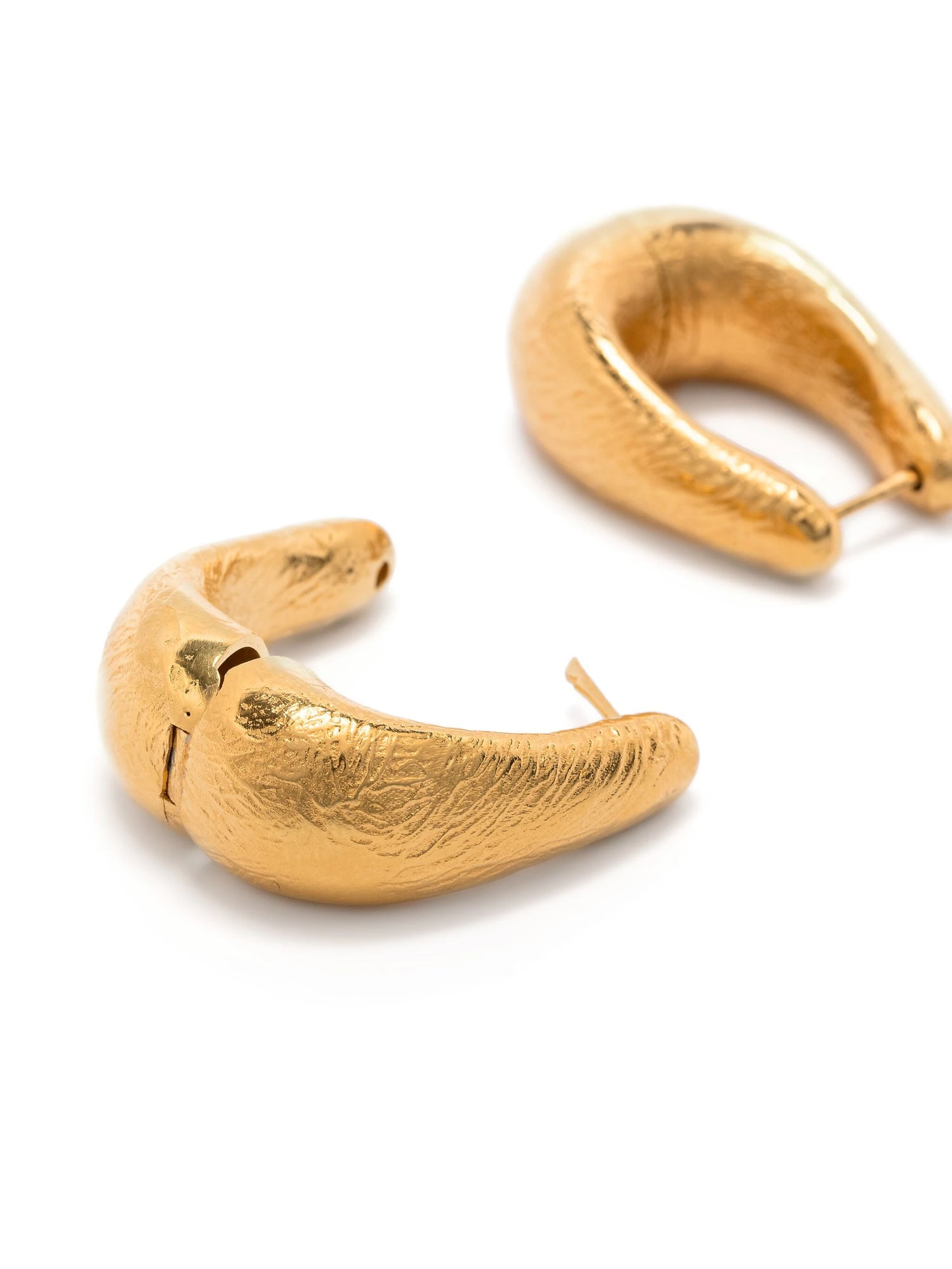 Sculpture earrings, oro