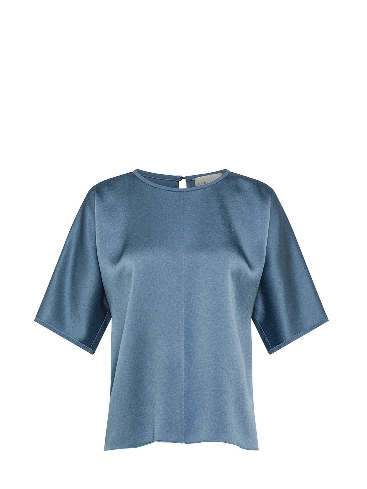 Blue blouse on a white background