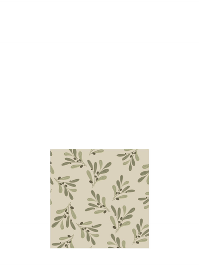 Olive branch cocktail napkins (25 x 25cm)