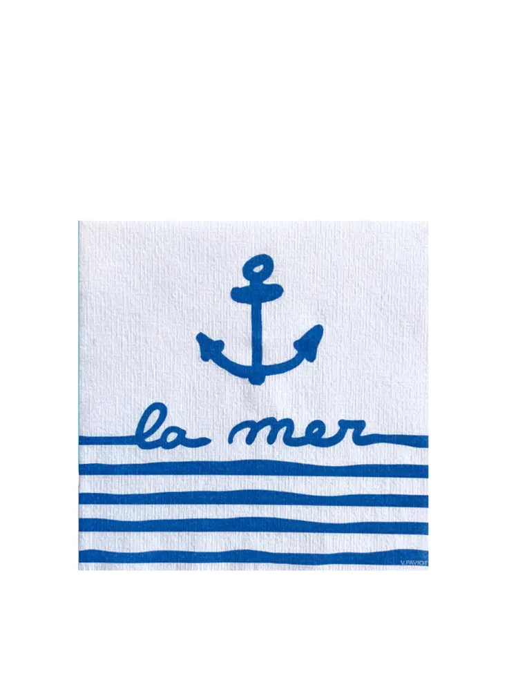 Dinner napkins (40x40cm), La Mer