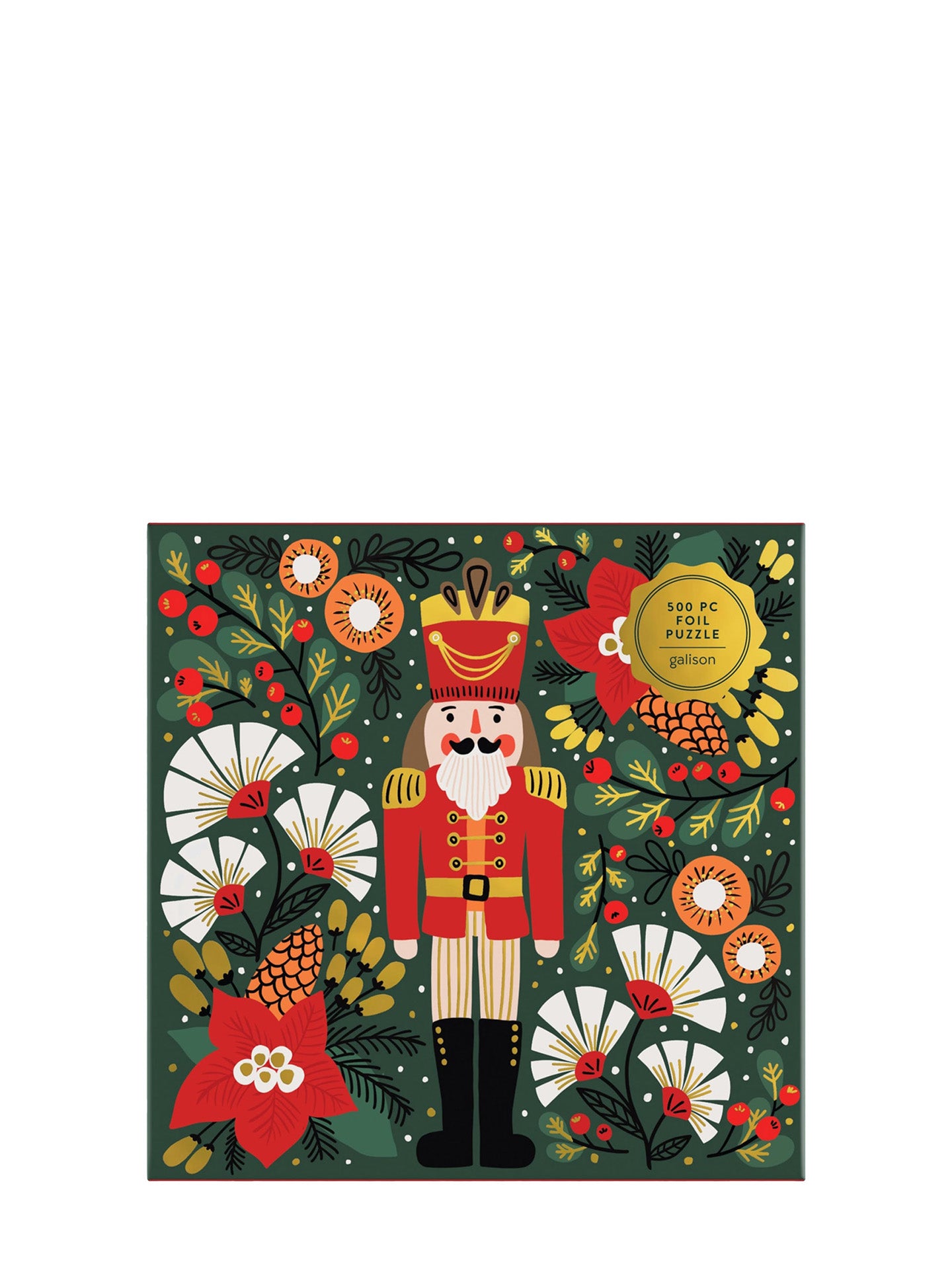 Merry nutcracker foil puzzle (500 pieces)