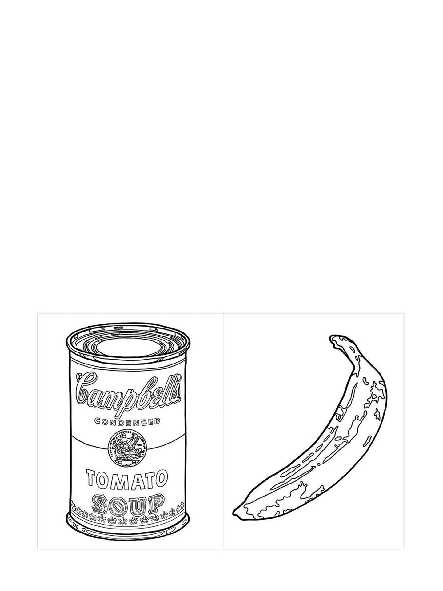 Andy Warhol coloring book