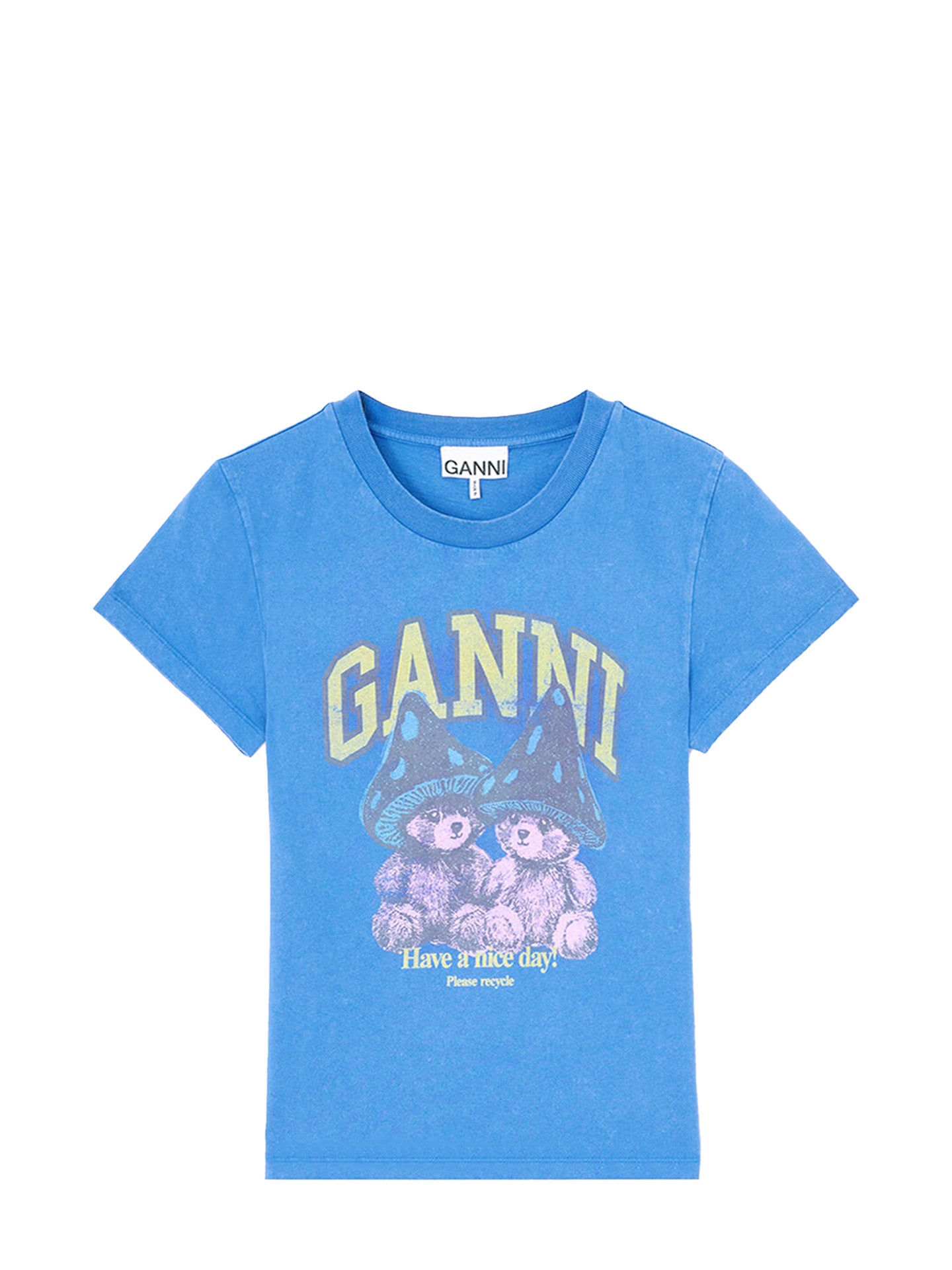 Future heavy jersey baby fit teddy mushroom t-shirt, strong blue