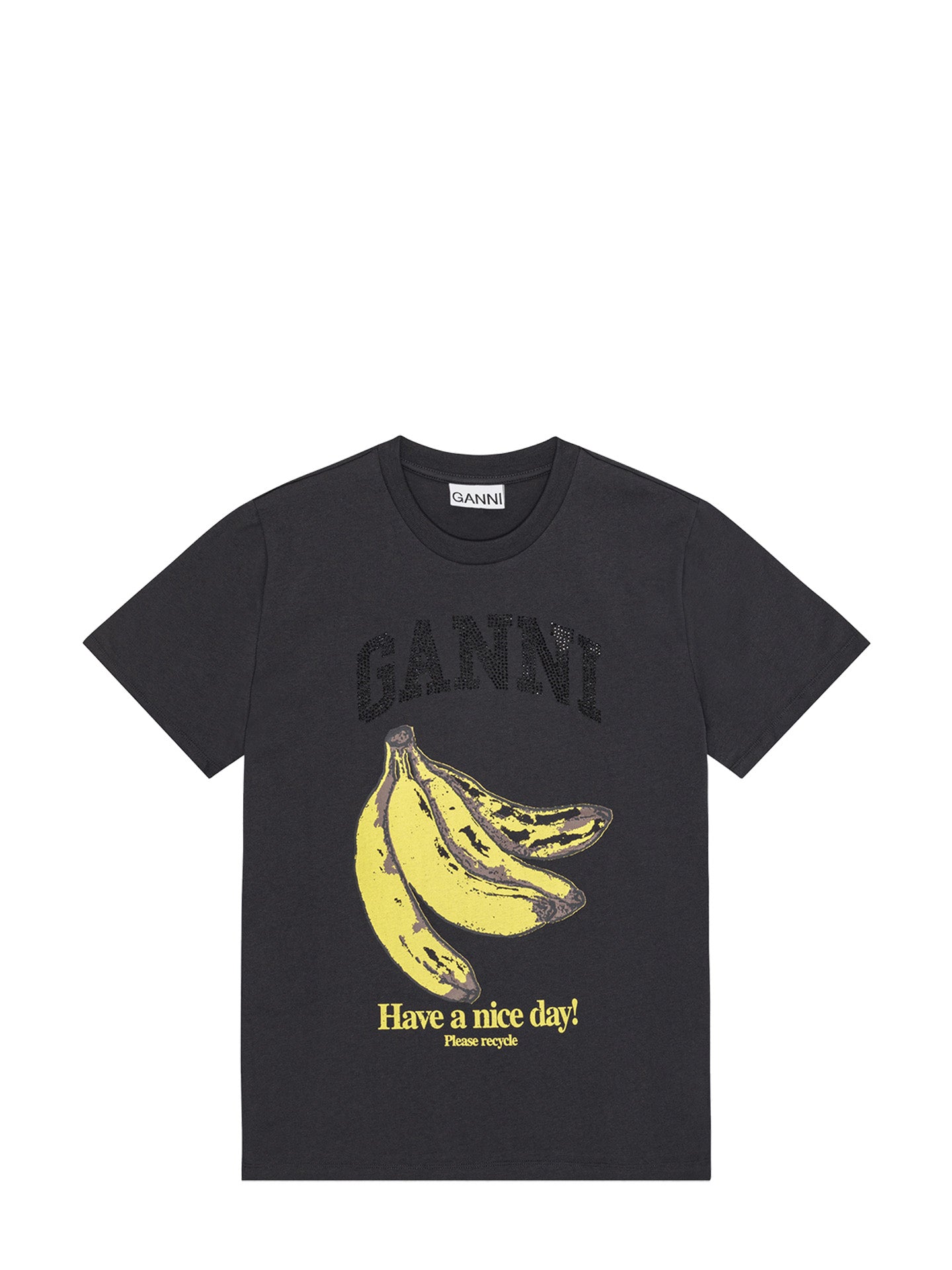 Basic Cotton Jersey Banana Relaxed T-shirt