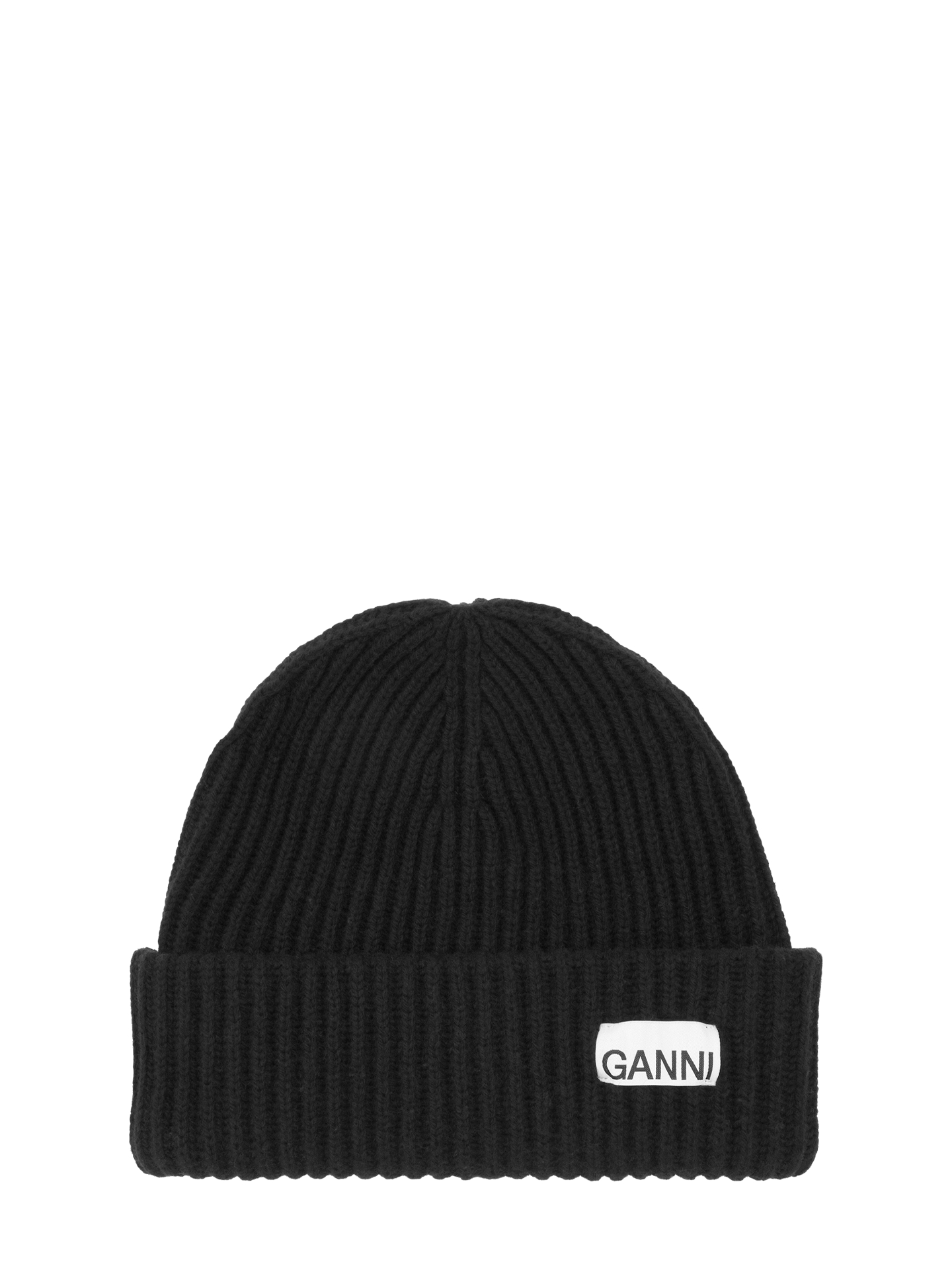 Structured Rib Beanie, black