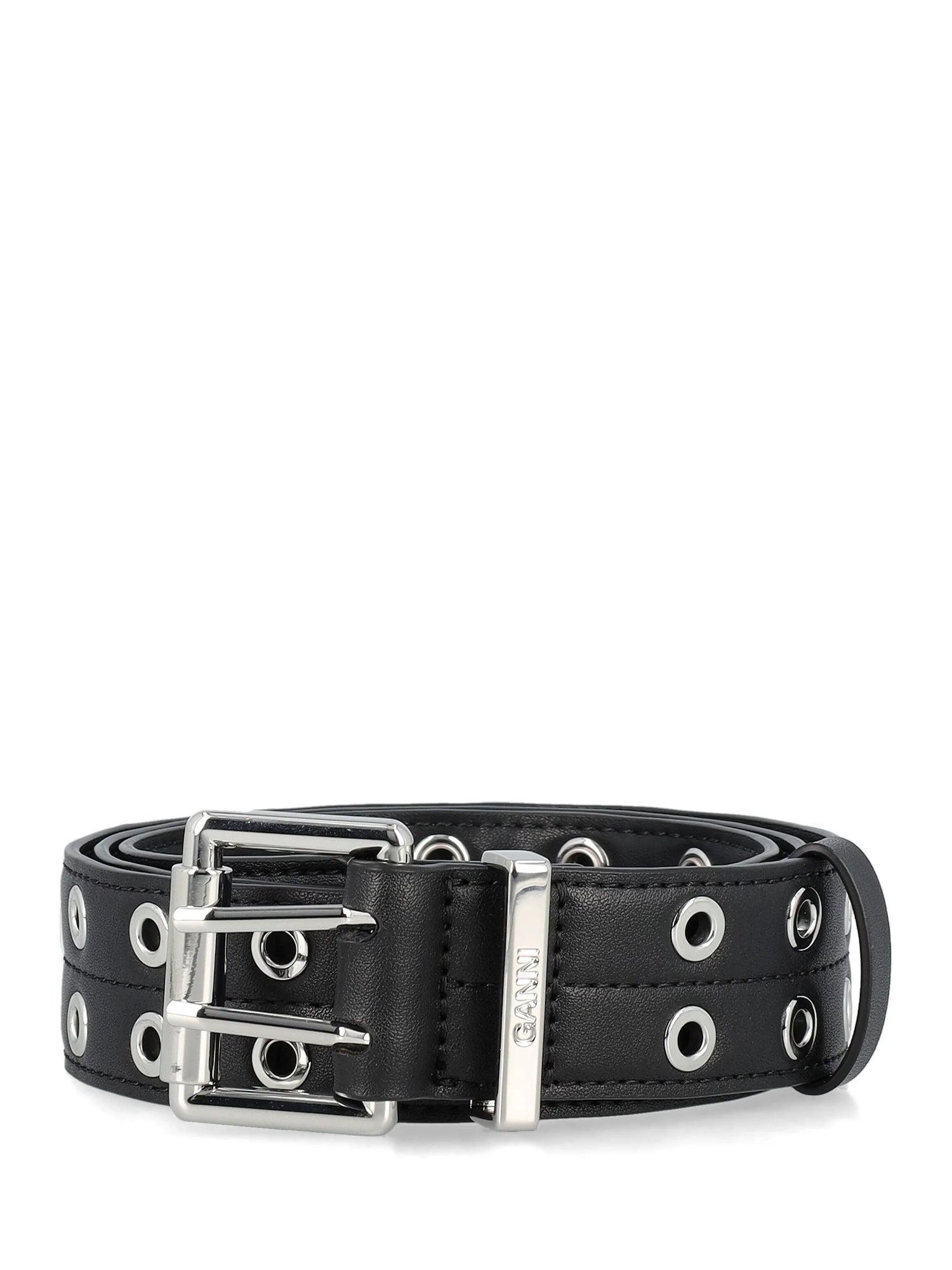 Double Eyelet Belt, black