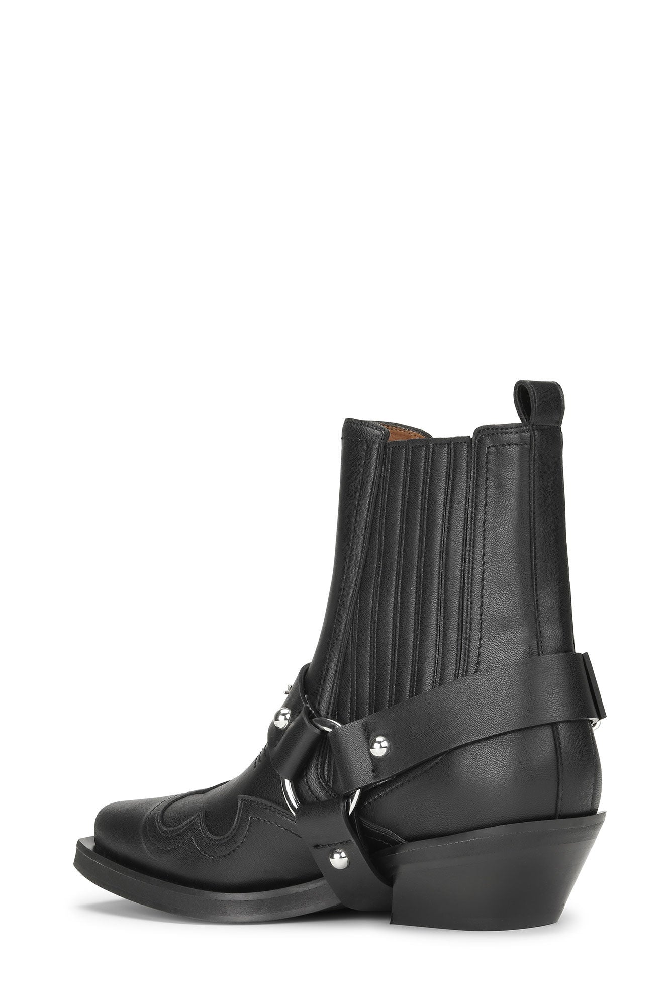 Fitted Chelsea Western Boot, black