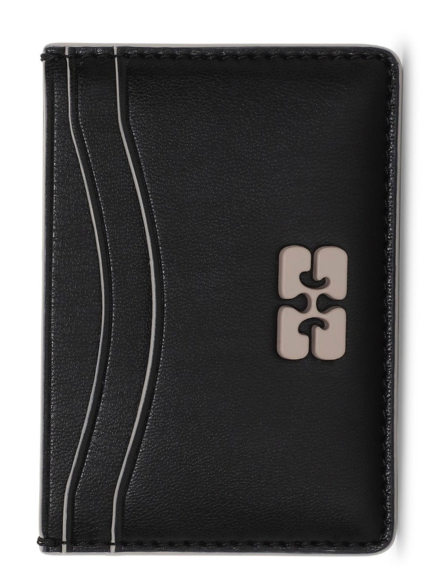 Ganni Bou Card Holder, black