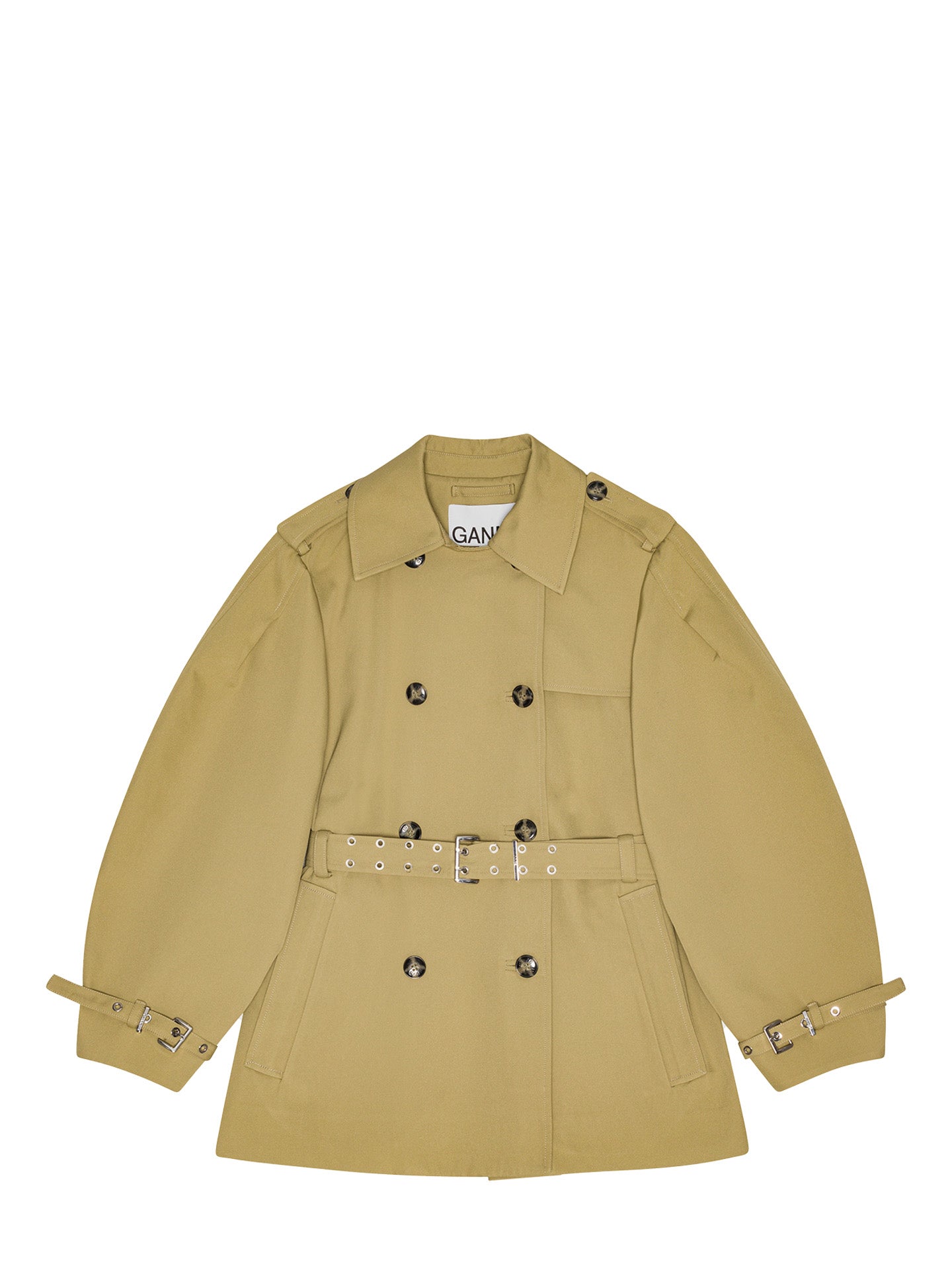 Heavy Twill Midi Trench Coat