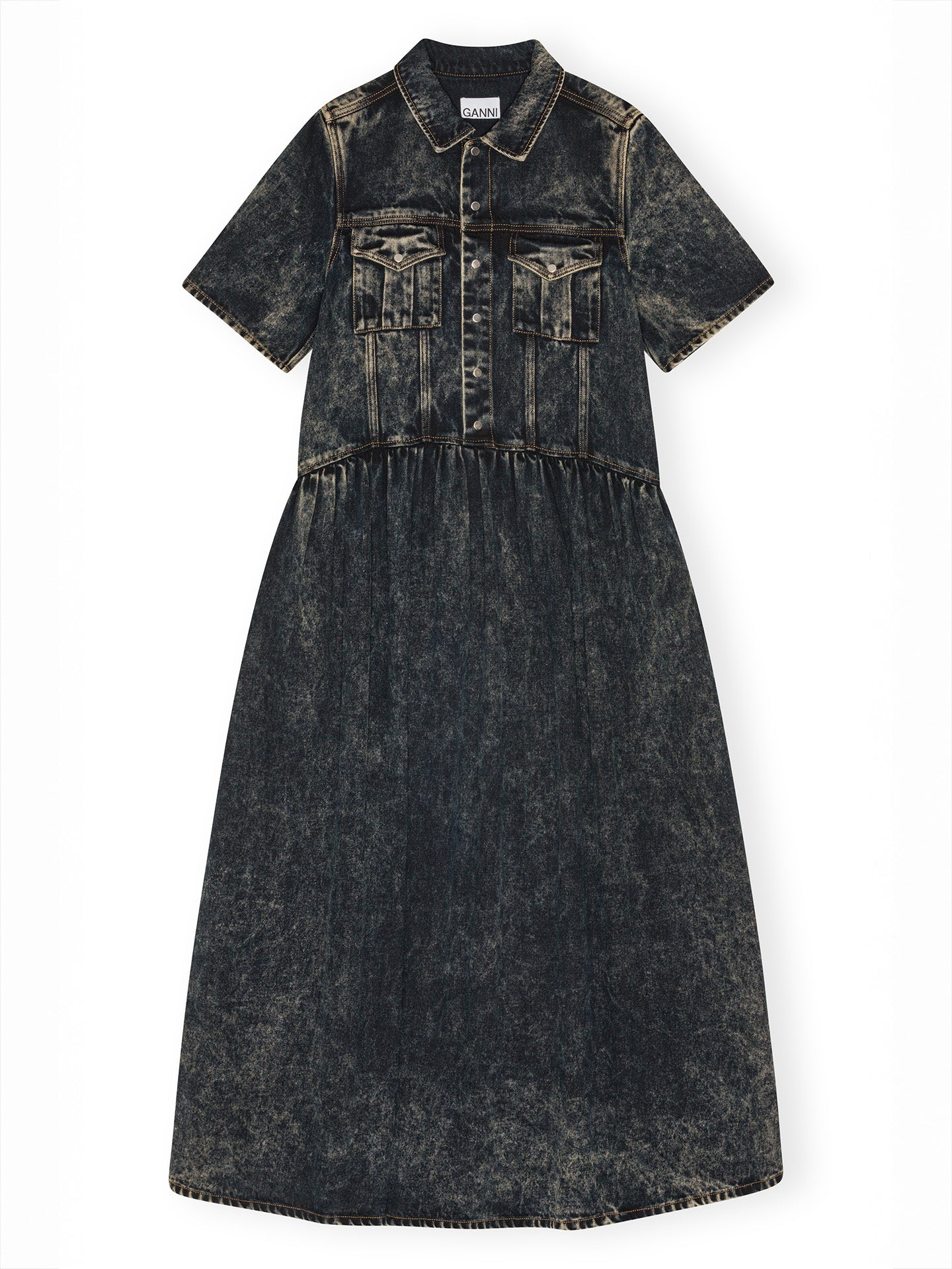 Light Denim Long Dress