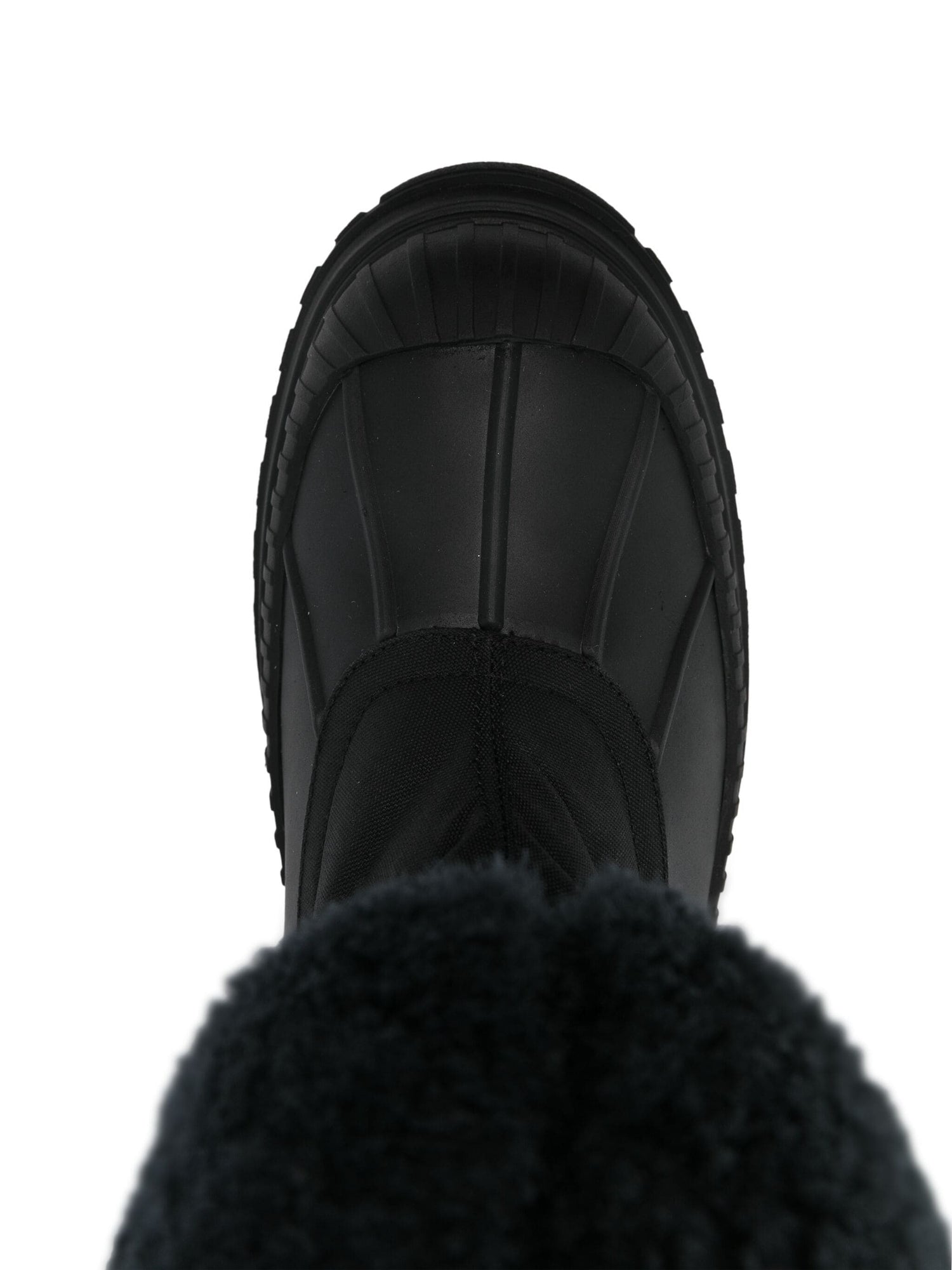 Outdoor High Shaft Shearling Boot, black