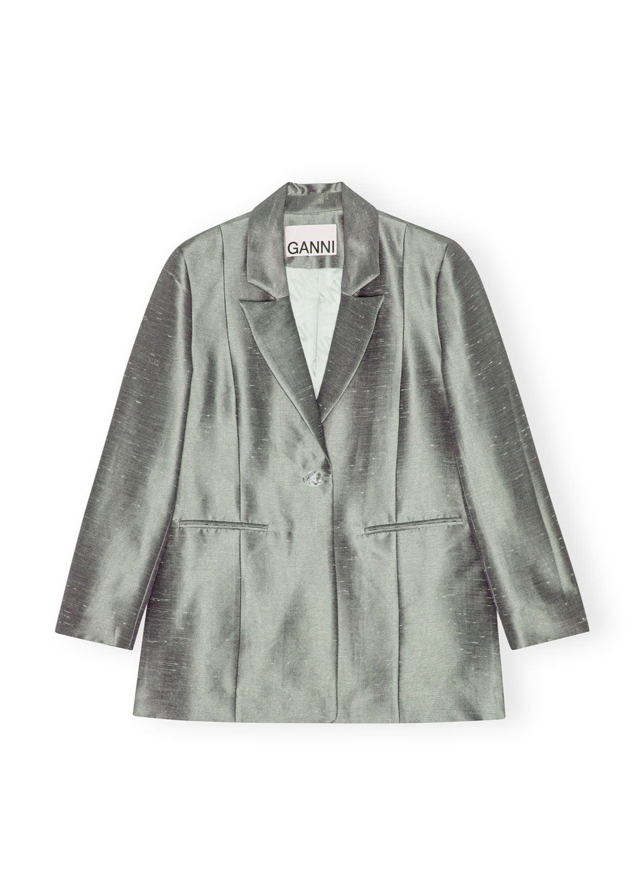 Shantoon Suiting Blazer, gray quill