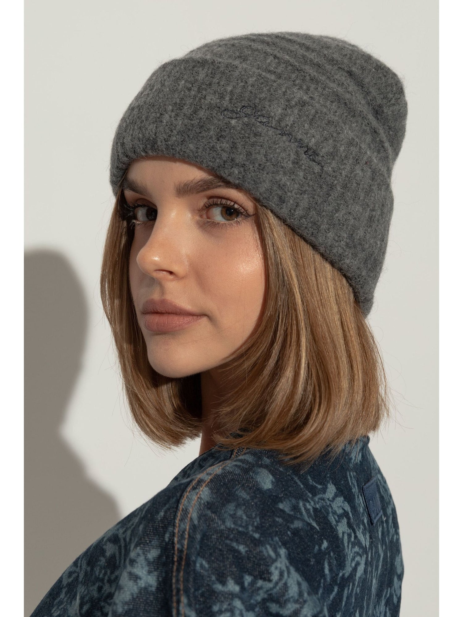 Soft Wool Beanie, paloma melange