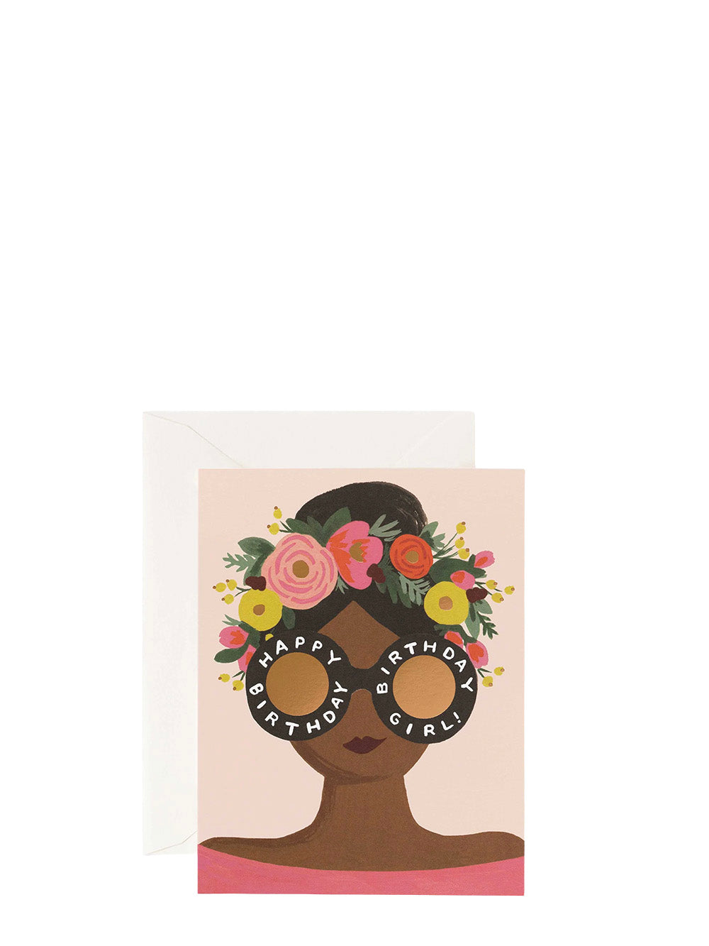 Flower Crown Birthday Girl, Birthday Card
