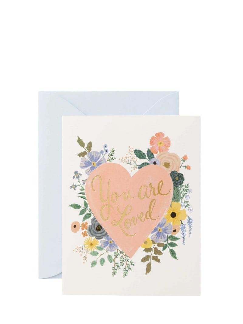 You are Loved, love & friendship card