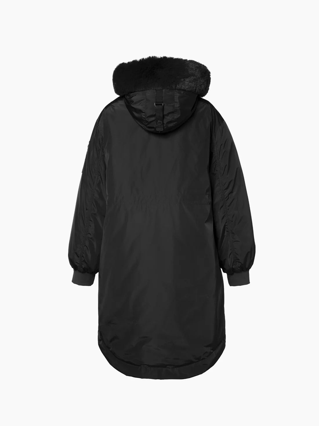 Julia down parka coat, black