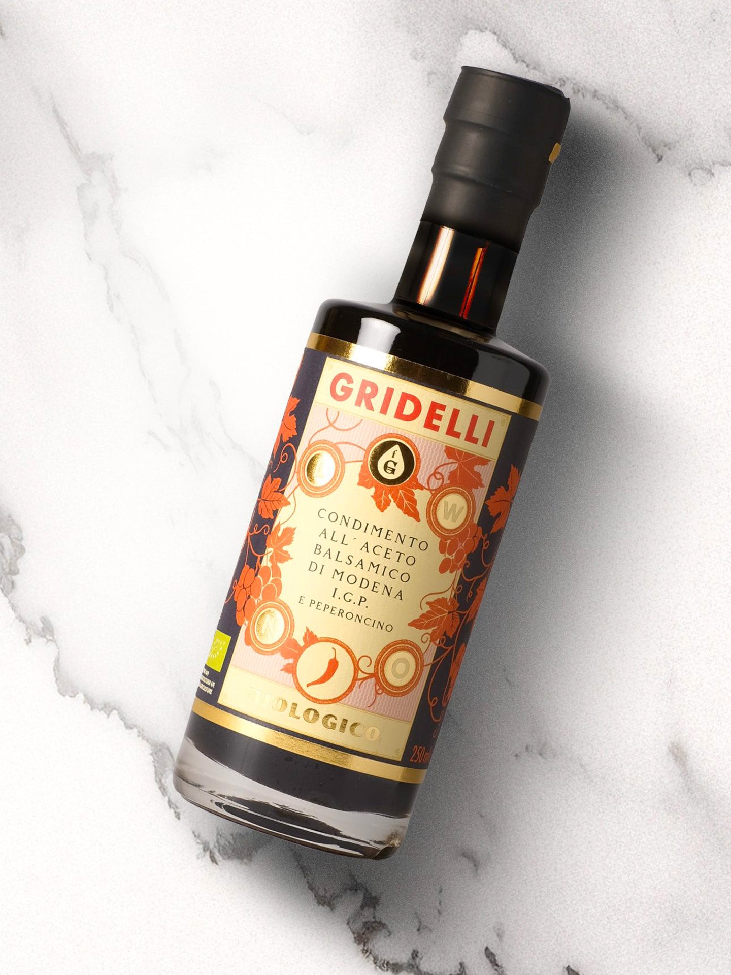 Gridelli balsamic vinegar bottle (250ml) is a pretty gift for yourself or as hostess gift for example. 