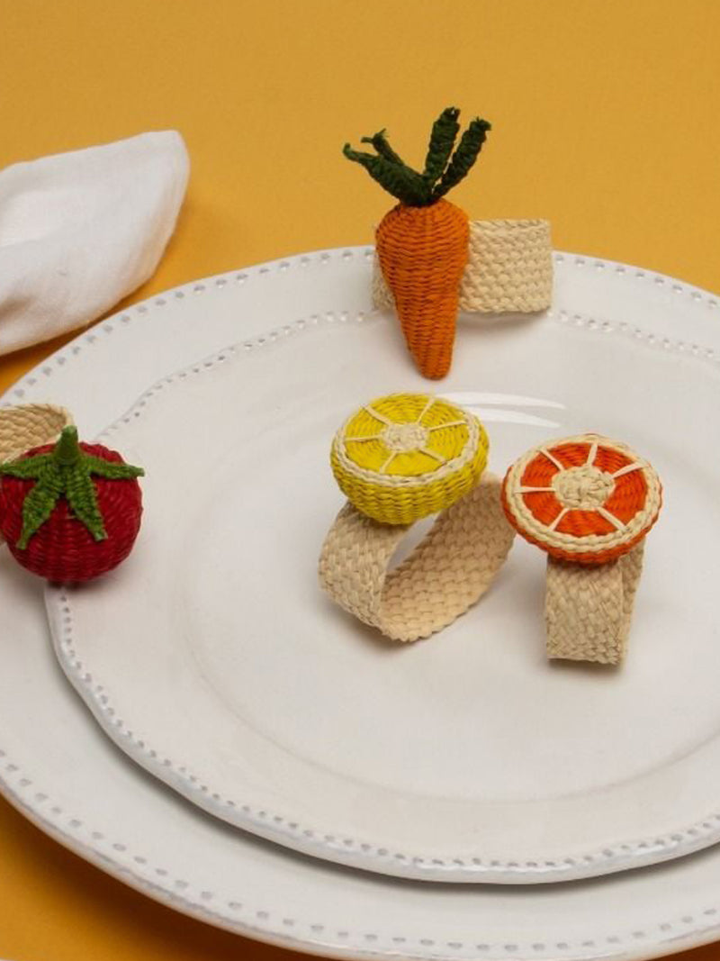 Carrot napkin ring