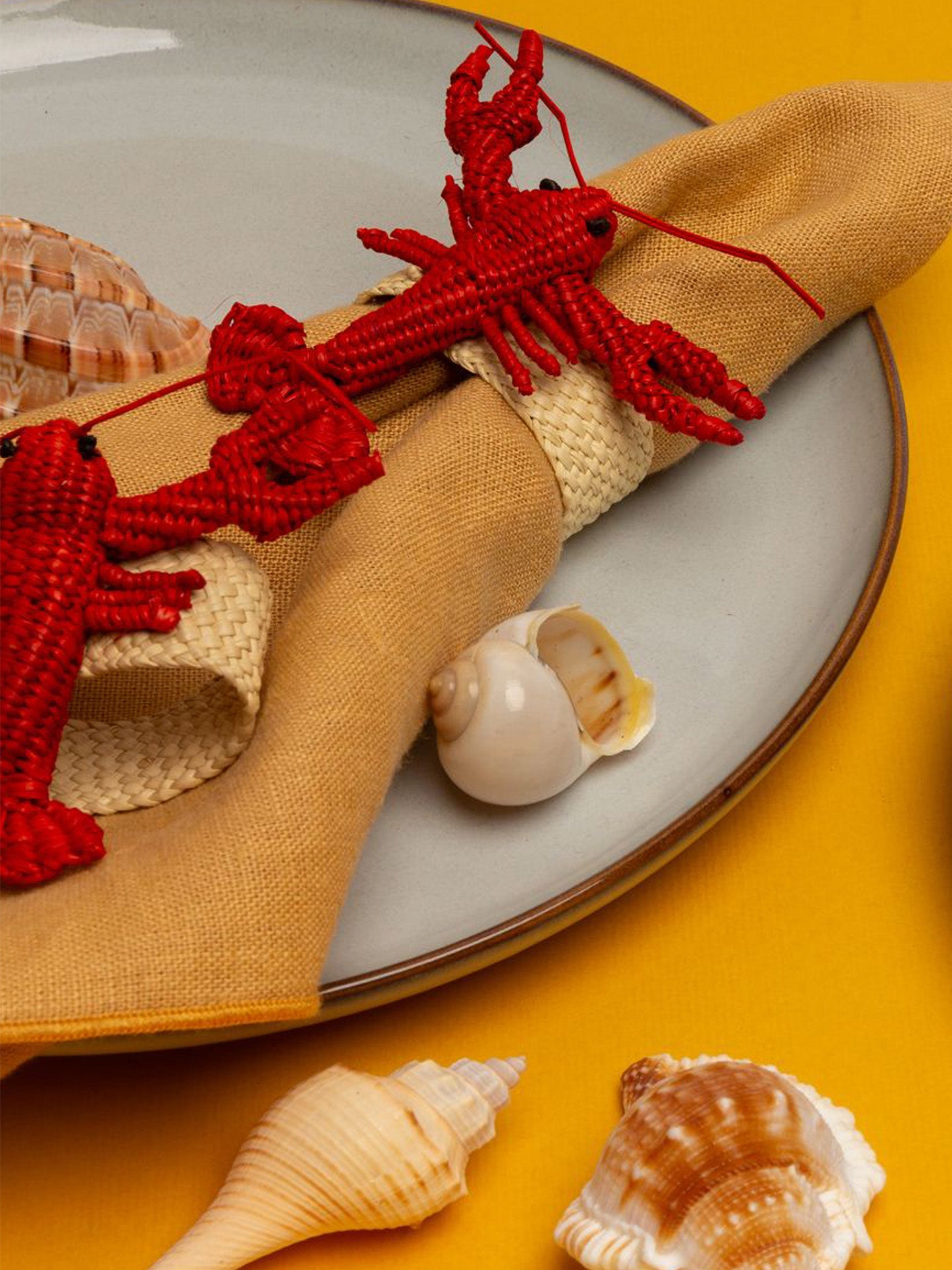 Lobster napkin ring