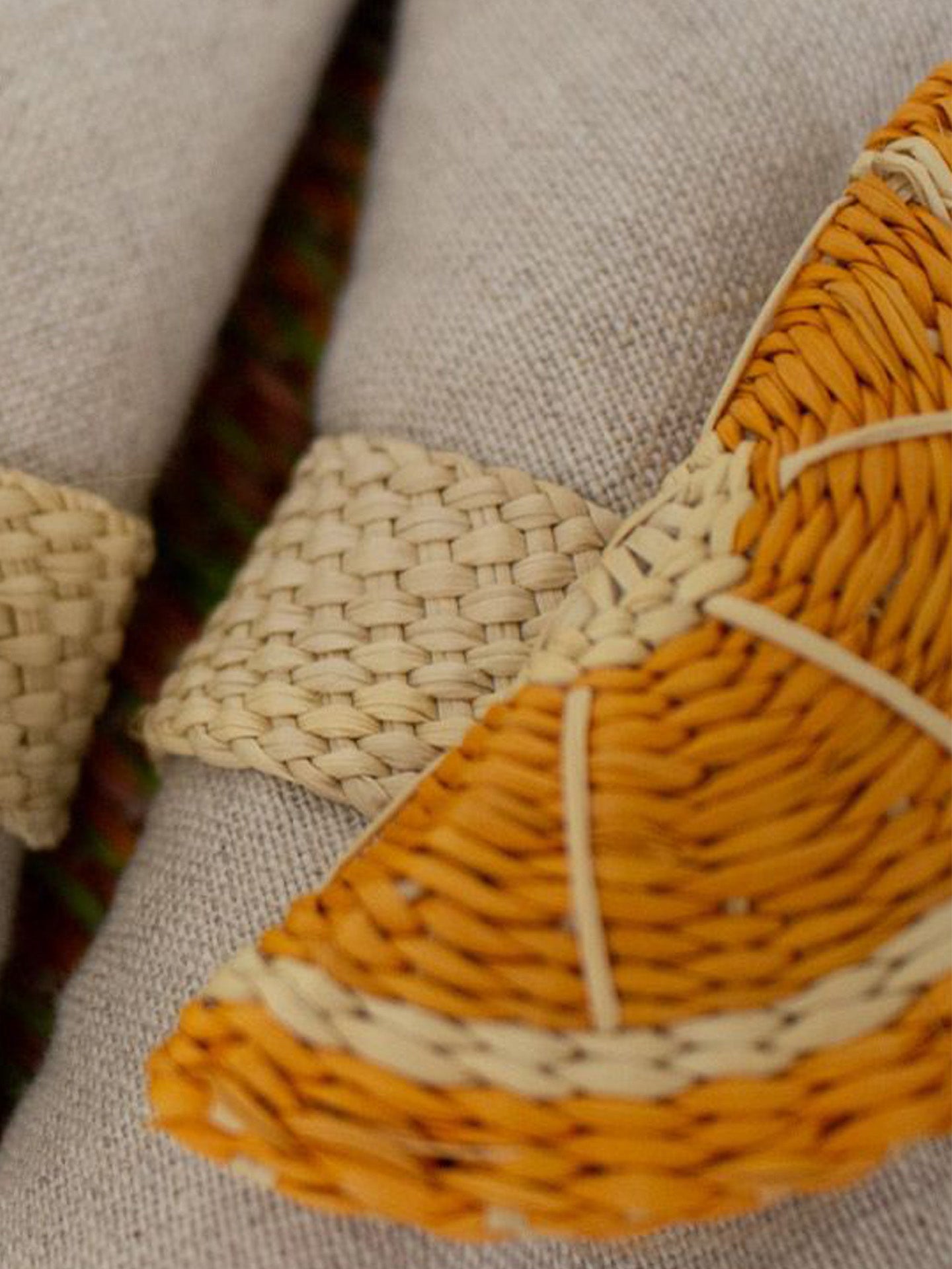 Orange slice napkin ring