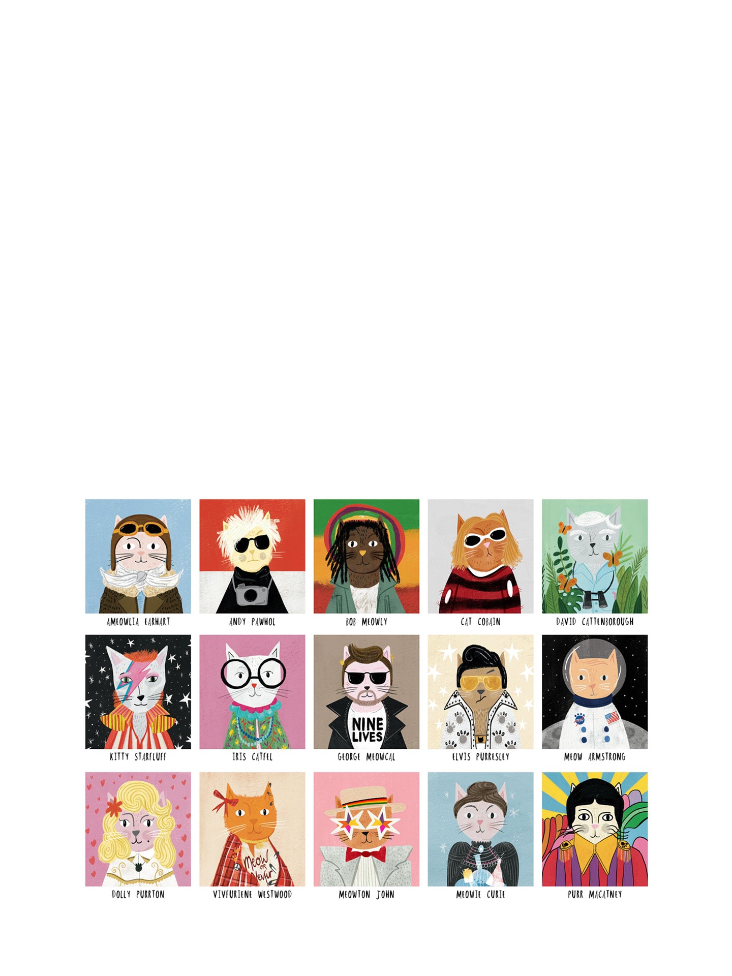 Cat Icons puzzle (1000 pcs)