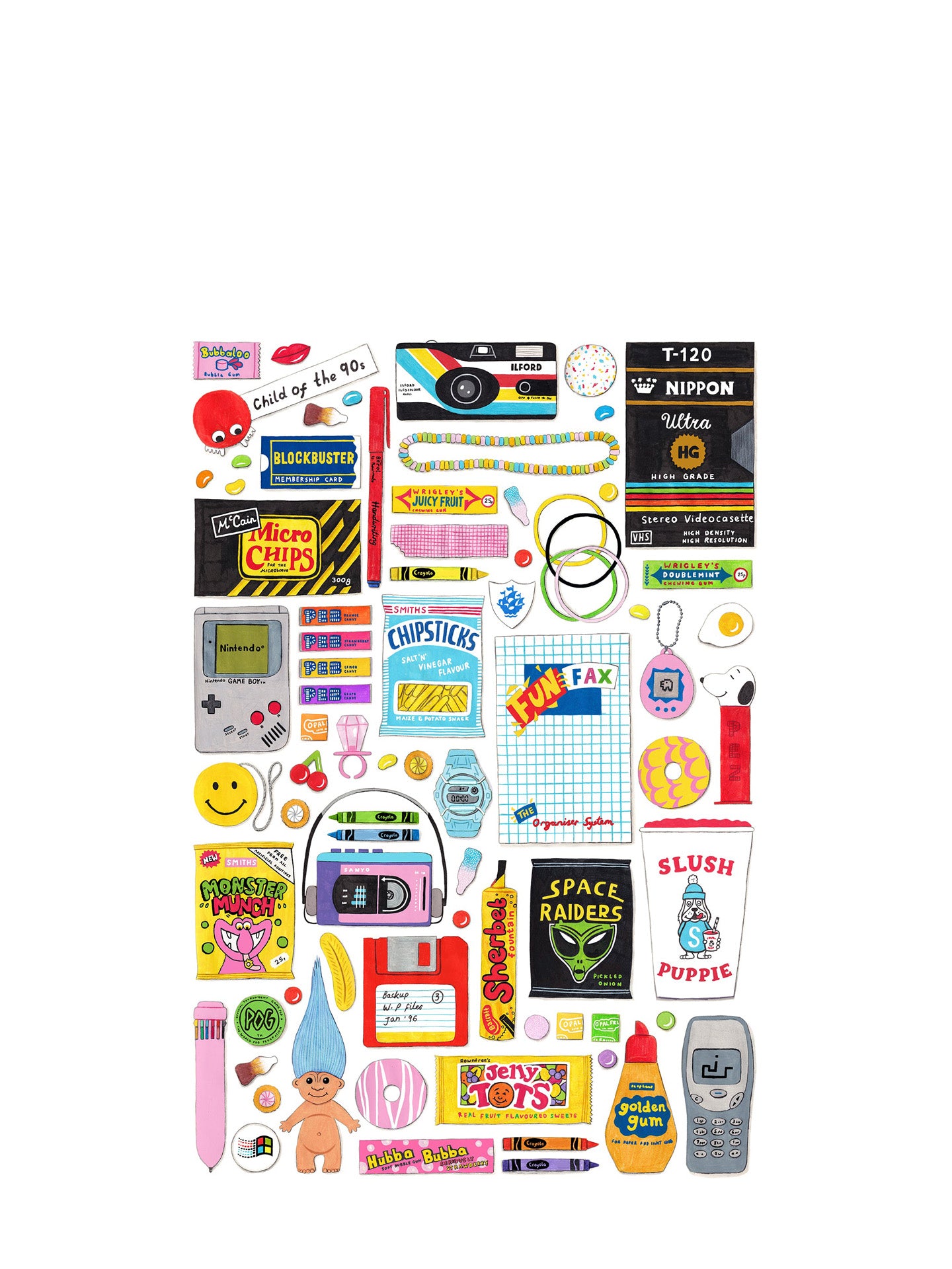 In the 90's retro puzzle (1000 pcs)