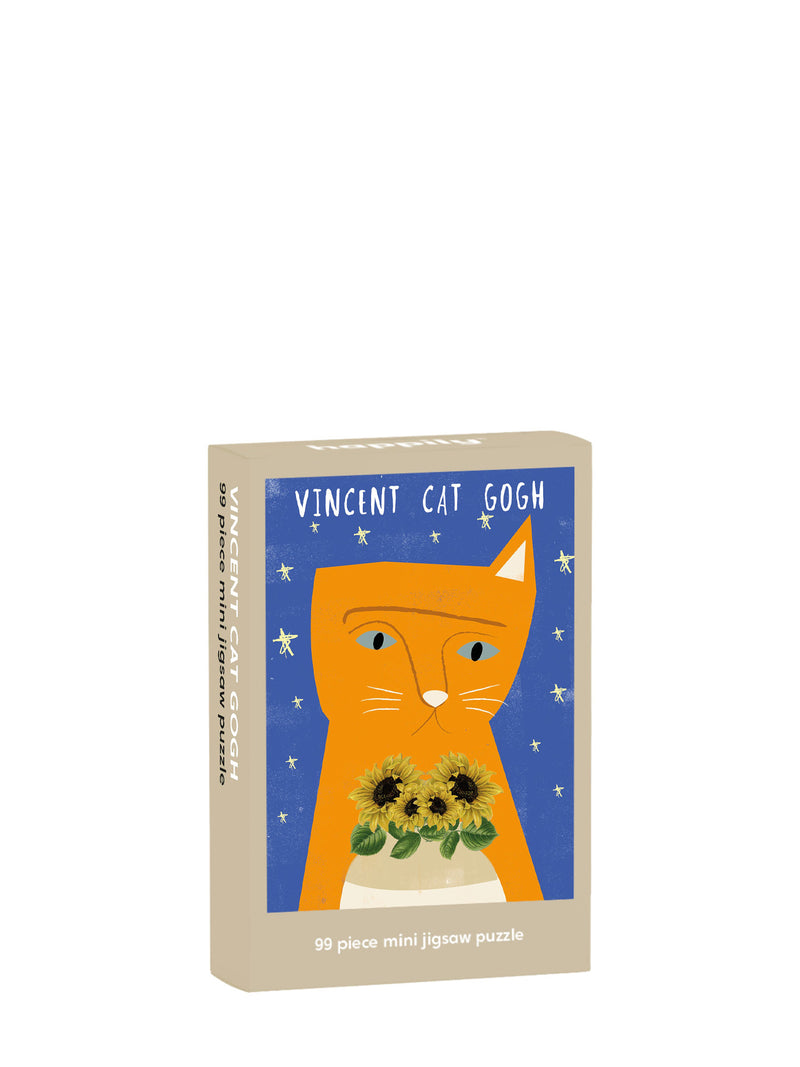 Vincent Cat Gogh mini jigsaw puzzle (99 pcs)