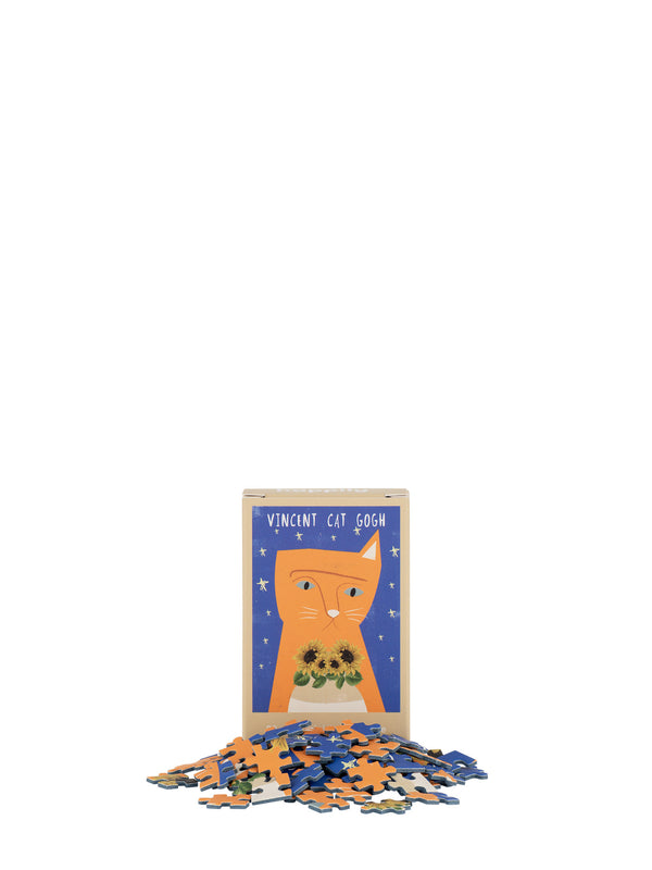 Vincent Cat Gogh mini jigsaw puzzle (99 pcs)