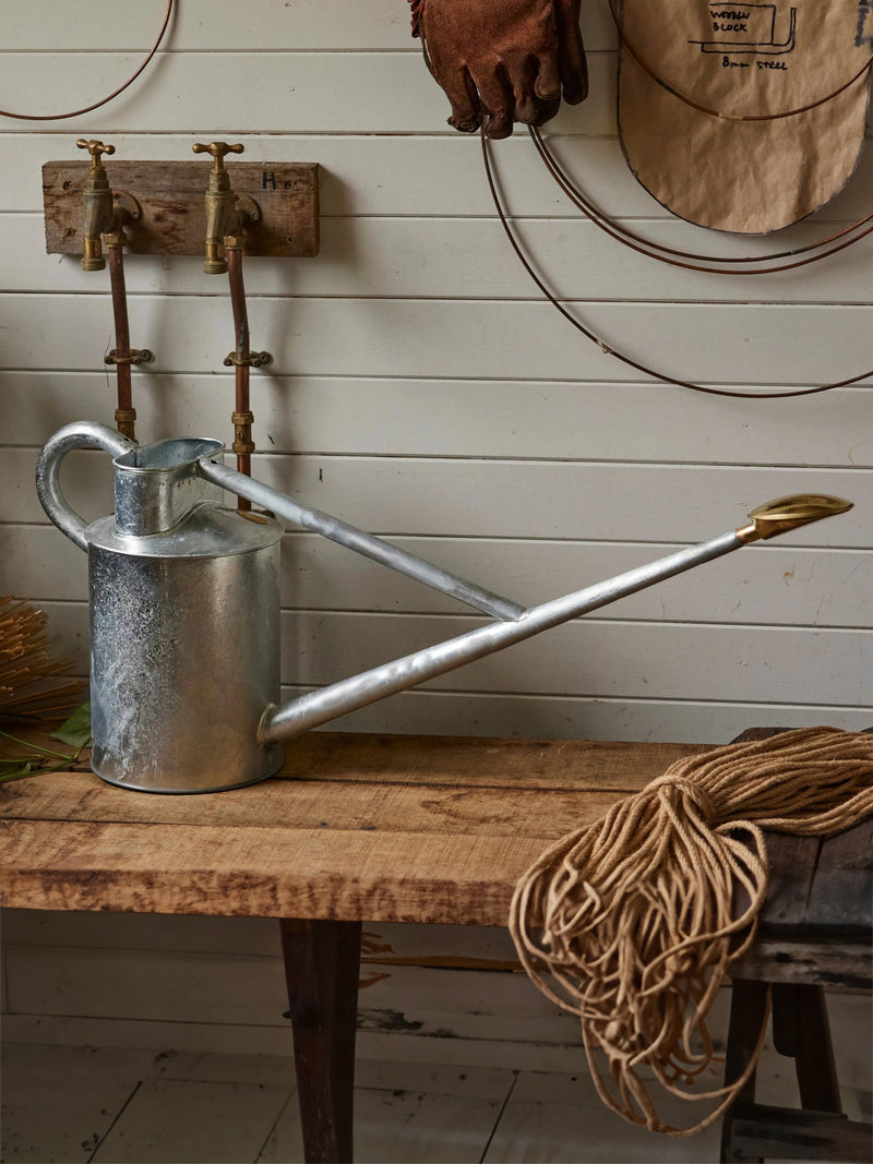 Warley fall watering can, galvanised steel (8,8 L)