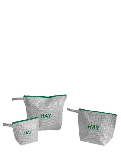 Candy Mono wash bag set of 3, grey