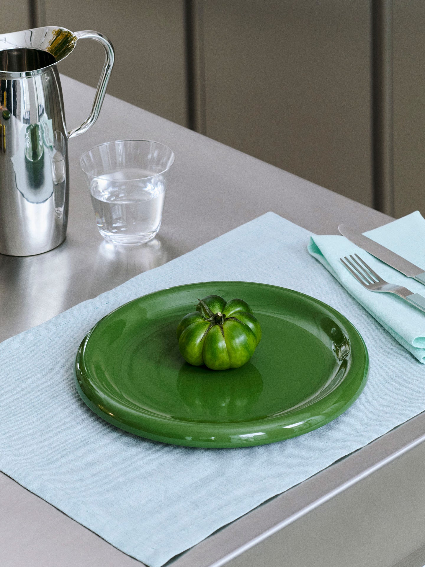 Barro Large Plate (Ø24), Green