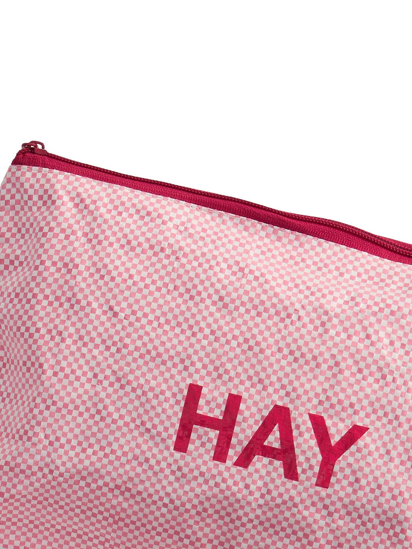 Candy Mono flat wash bag set of 3, light pink